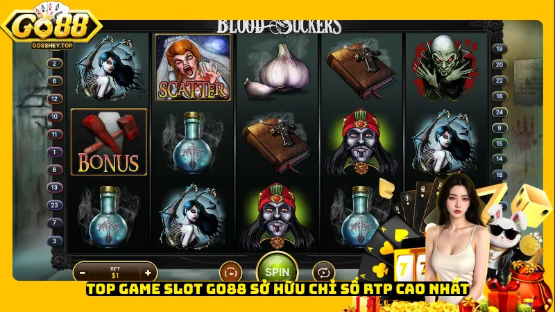 Top game slot Go88 sở hữu chỉ số RTP cao nhất