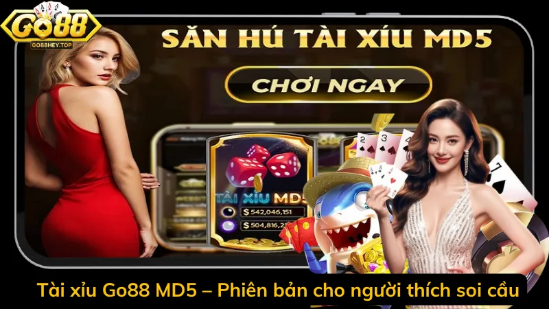 Tài xỉu Go88 MD5 – Phiên bản cho người thích soi cầu