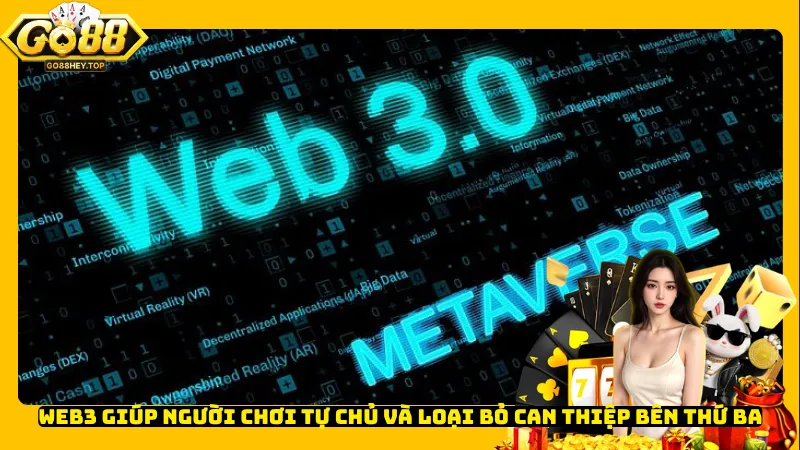 Web3 giúp người chơi tự chủ và loại bỏ can thiệp bên thứ ba